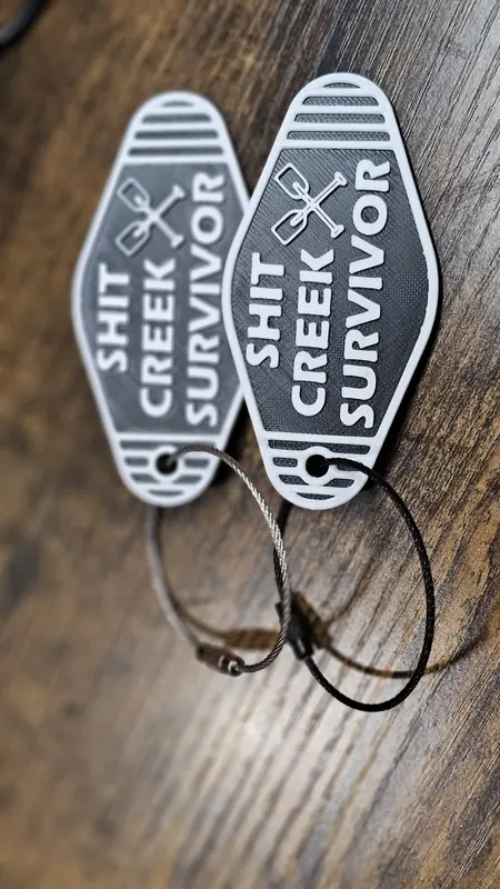 Custom Keychain - Personalized 3D printed keychain